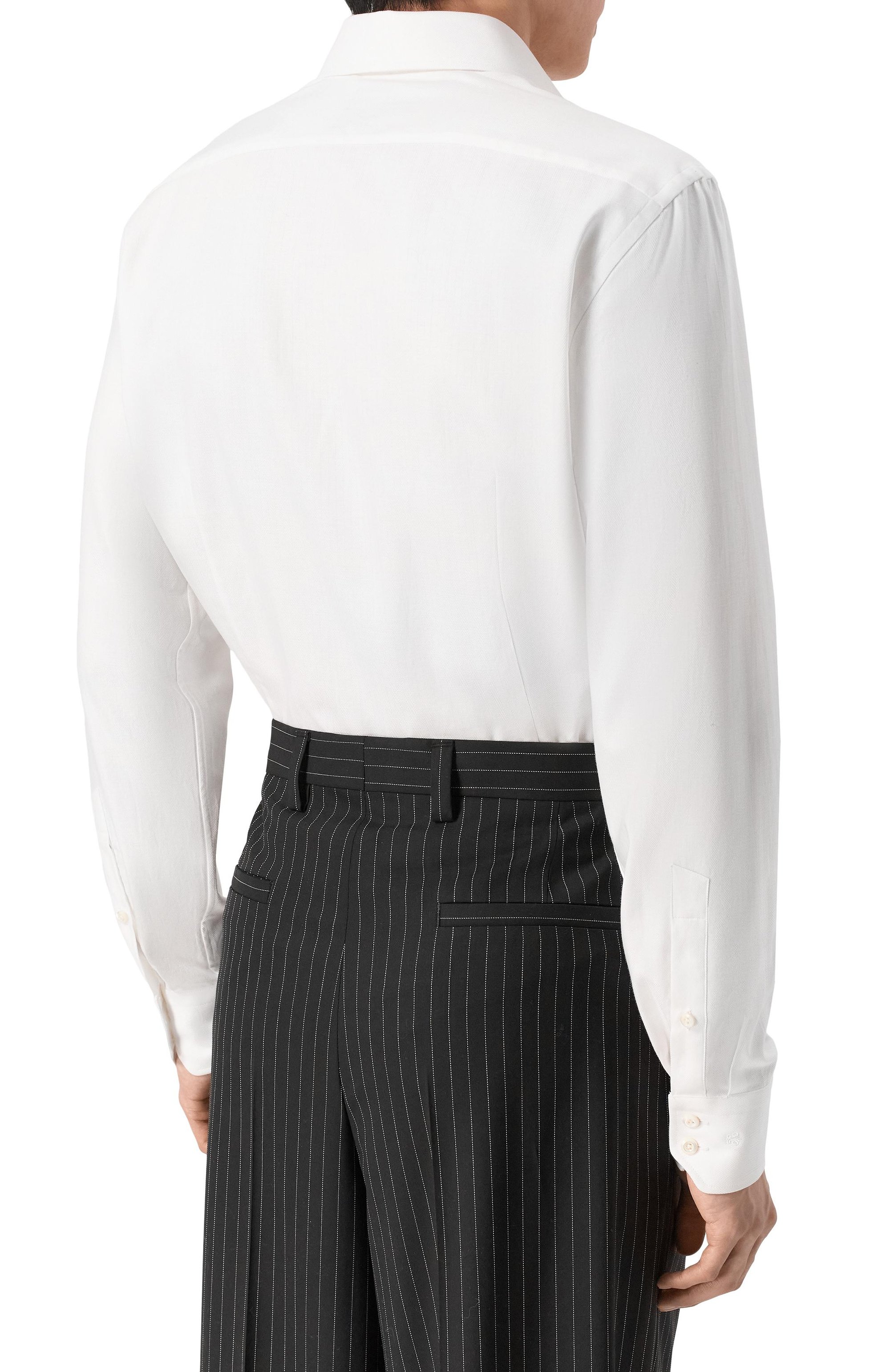 Хлопковая сорочка VAN LAACK белого цвета по цене 22750 руб., арт. VL-RIVARA-SF/150274, фото 4 Хлопковая сорочка VAN LAACK, арт. VL-RIVARA-SF/150274, фото 4