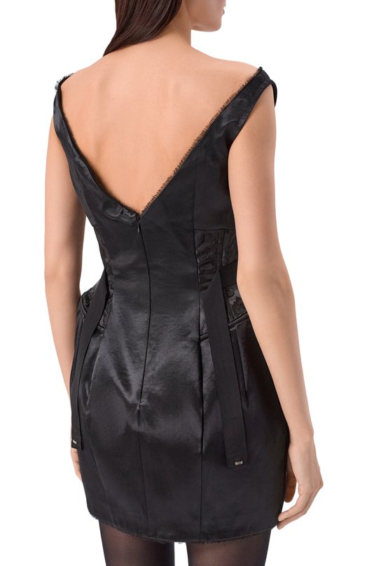 Платье из хлопка и вискозы Daniil Antsiferov DA_1623 Чёрный  DA_1623 Фото 3