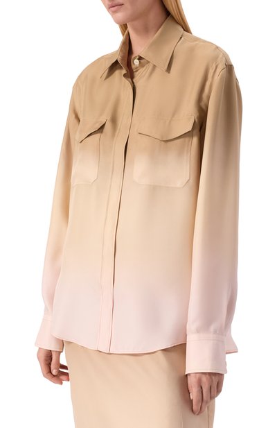 Шелковая рубашка PRADA, арт. P413H/14J3, фото 3