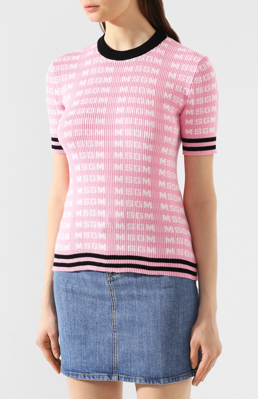 Хлопковый топ MSGM, арт. 2841MDM113 207292, фото 3