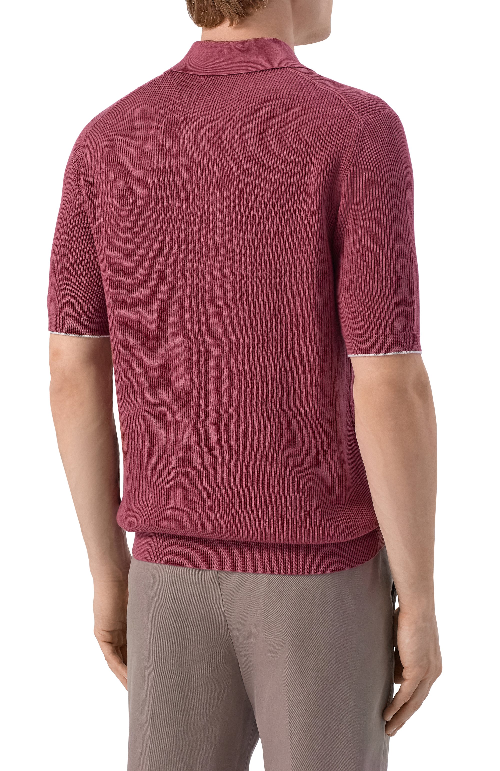 Хлопковое поло BRUNELLO CUCINELLI, арт. M29400025, фото 4