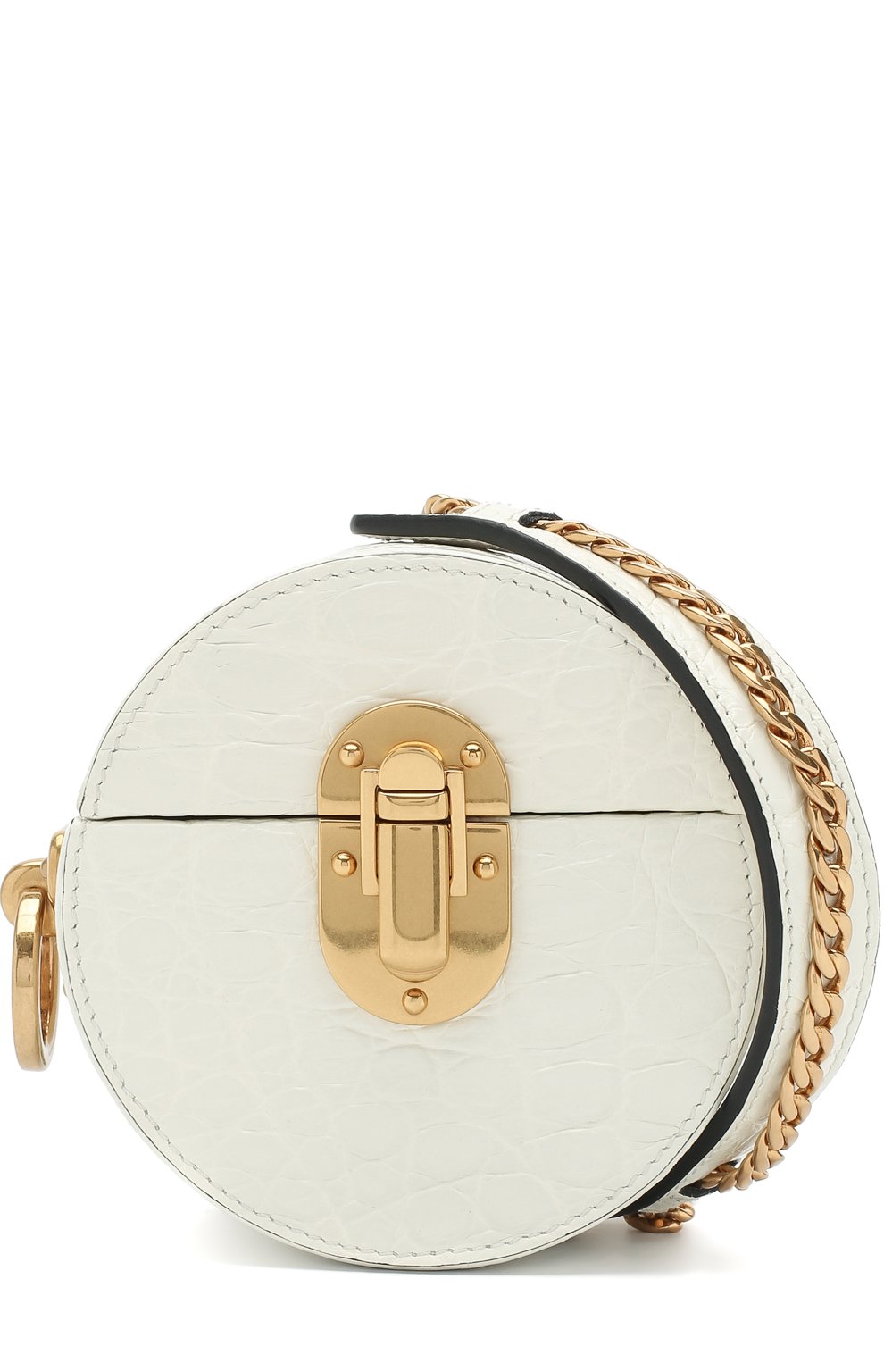 Сумка micro box из кожи крокодила PRADA, арт. 1BH063-2ALS-F0009-1, фото 5