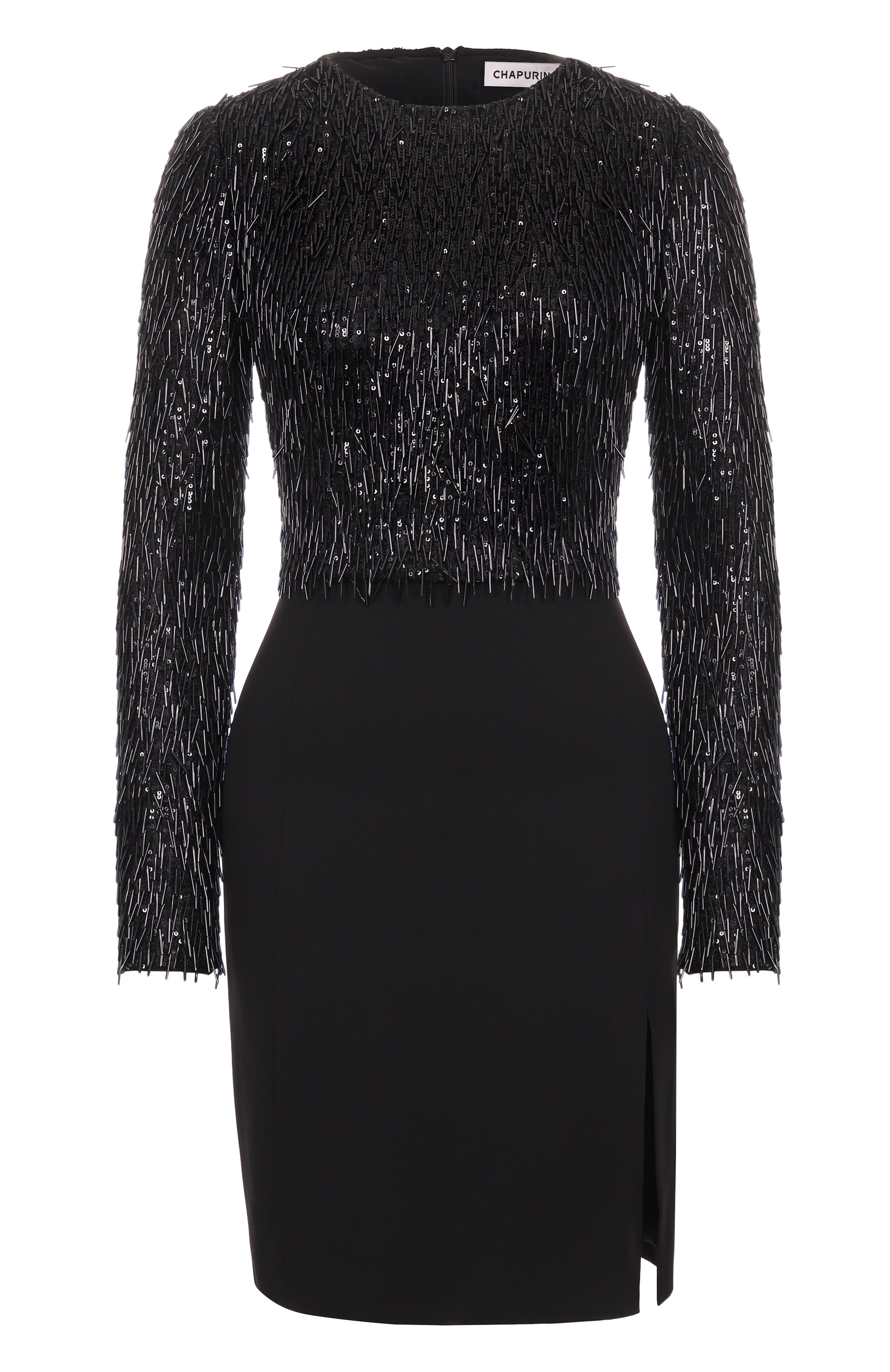 Платье с отделкой бисером и пайетками CHAPURIN, арт. D/20428/28763-М, фото 1