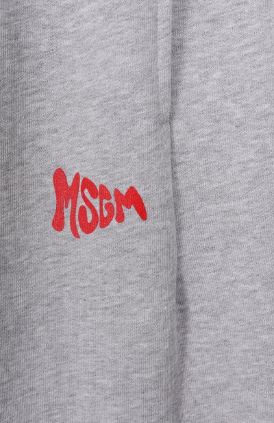 Хлопковые джоггеры MSGM KIDS, арт. S6MSJUFP283, фото 3