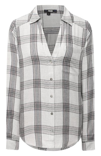 Рубашка из хлопка и вискозы PAIGE, арт. 5382H88-8735, фото 1