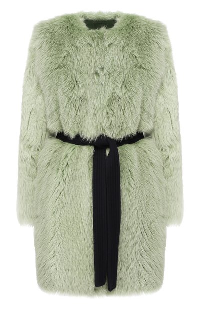 Шуба с поясом BLANCHA, арт. 19120/202/75/PISTACHI0, фото 1