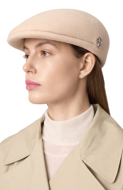 Фетровое кепи FETISH бежевого цвета по цене 25000 руб., арт. MKN8, фото 2 Фетровое кепи FETISH, арт. MKN8, фото 2