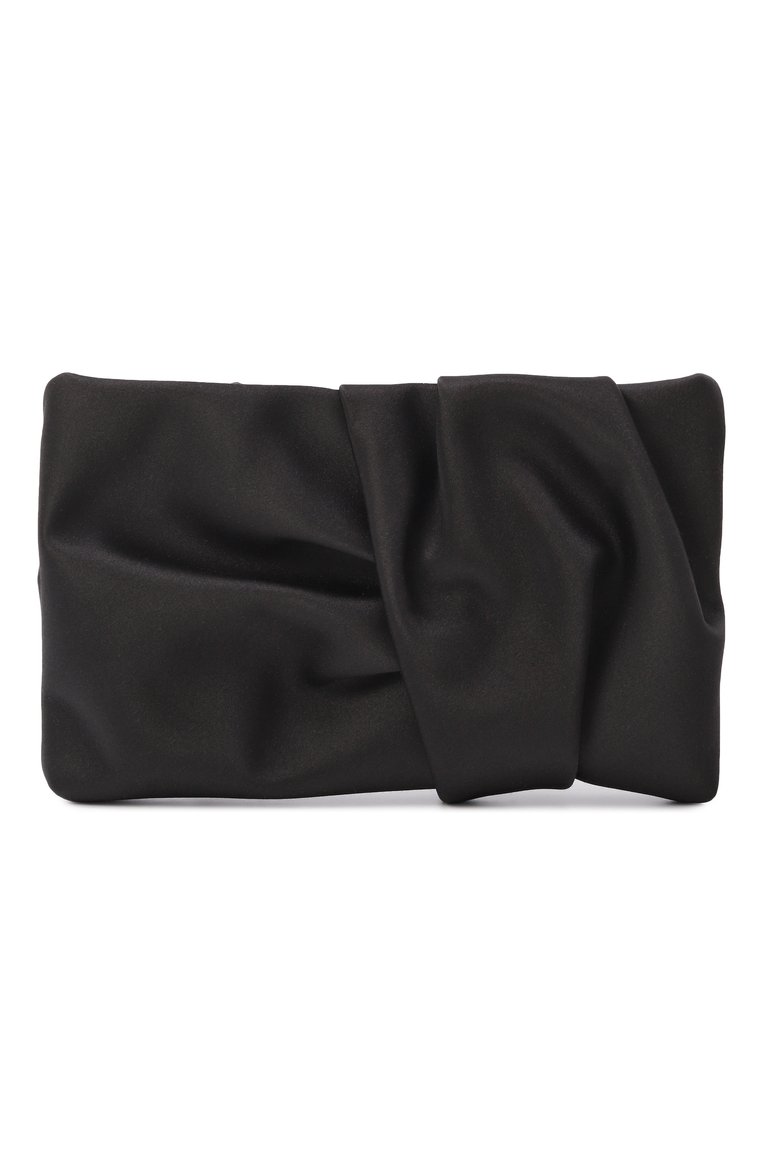 Женский клатч bonny JIMMY CHOO черного цвета, арт. B0NNY CLUTCH/SAT | Фото 1 (Материал: Текстиль; Размер: mini; Женское Кросс-КТ: Вечерняя сумка, Клатч-клатчи; Автоматизация ТО: Проставлено; Автоматизация состава: Проставлено)