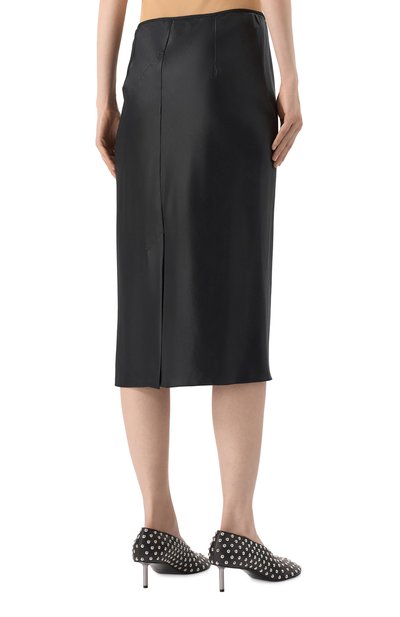 Атласная юбка DRIES VAN NOTEN, арт. 251-010804-1032, фото 4