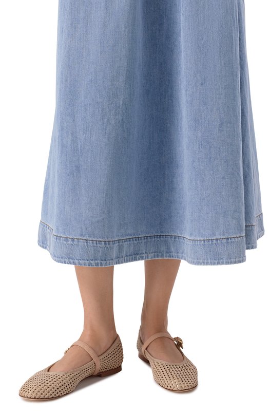 Комбинированные балетки Fabi FD9311/INTRECCI0 Бежевый  FD9311/INTRECCI0 Фото 2