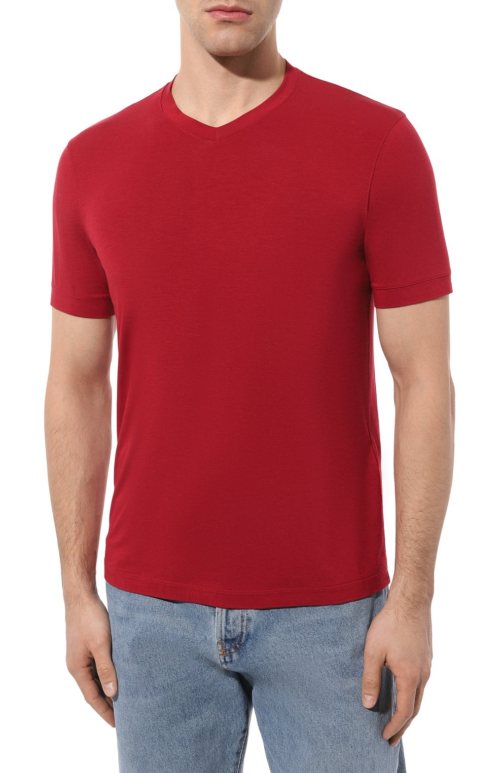 Футболка из вискозы GIORGIO ARMANI, арт. 8NST53/SJP4Z, фото 3