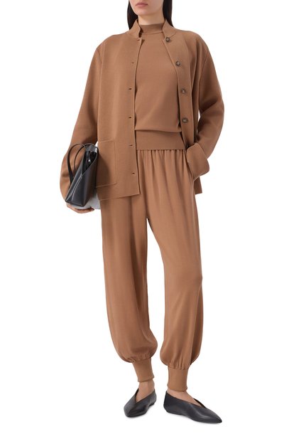 Жакет из шелка и хлопка 12 STOREEZ коричневого цвета по цене 29000 руб., арт. 137938, фото 2 Жакет из шелка и хлопка 12 STOREEZ, арт. 137938, фото 2