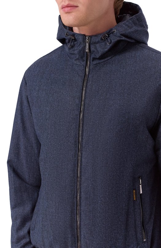 Шерстяной бомбер Oniro-FFL Moorer 0NIR0/FFL Синий  0NIR0/FFL Фото 5