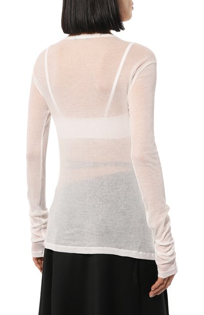 Хлопковый лонгслив ANN DEMEULEMEESTER, арт. 2402-W-JTS12-35-FA434-002, фото 4