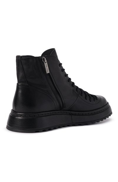 Кожаные ботинки GIORGIO ARMANI черного цвета по цене 145500 руб., арт. GM004736/AF30711, фото 4 Кожаные ботинки GIORGIO ARMANI, арт. GM004736/AF30711, фото 4