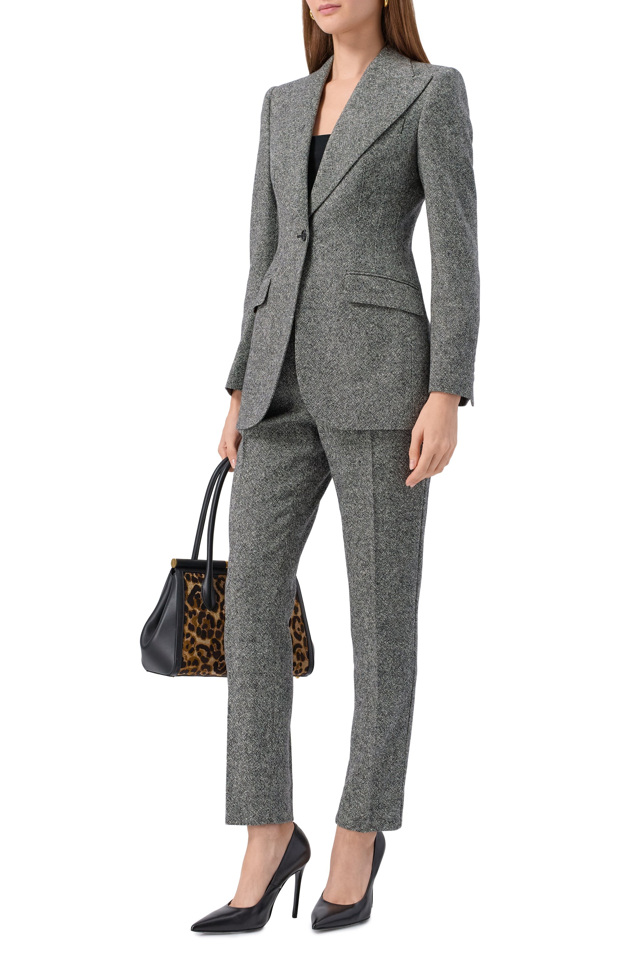 Шерстяные брюки DOLCE & GABBANA, арт. FTAM2T/FMBAR, фото 2