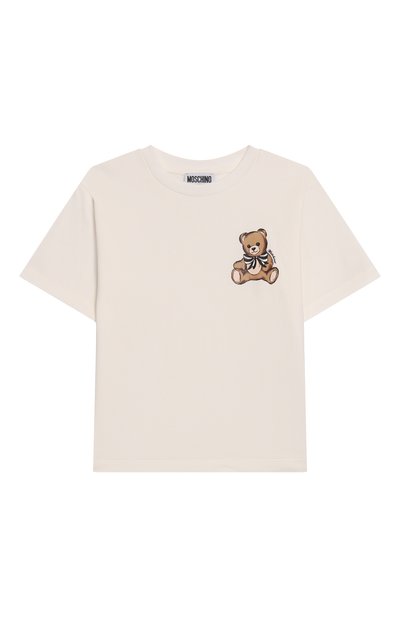 Хлопковая футболка MOSCHINO, арт. HKM060/LBA11/4-8