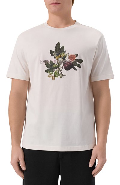 Хлопковая футболка EMPORIO ARMANI, арт. EM003829/AF19418, фото 3