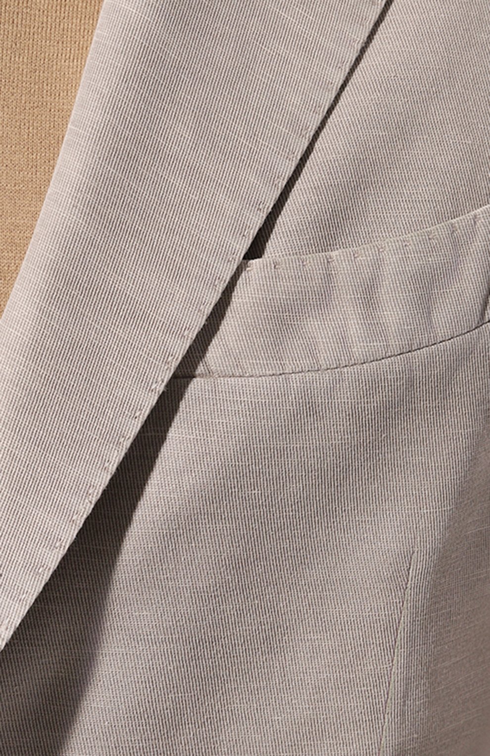 Пиджак из хлопка и льна L.B.M. 1911 светло-бежевого цвета по цене 81800 руб., арт. 2837/45313, фото 7 Пиджак из хлопка и льна L.B.M. 1911, арт. 2837/45313, фото 7