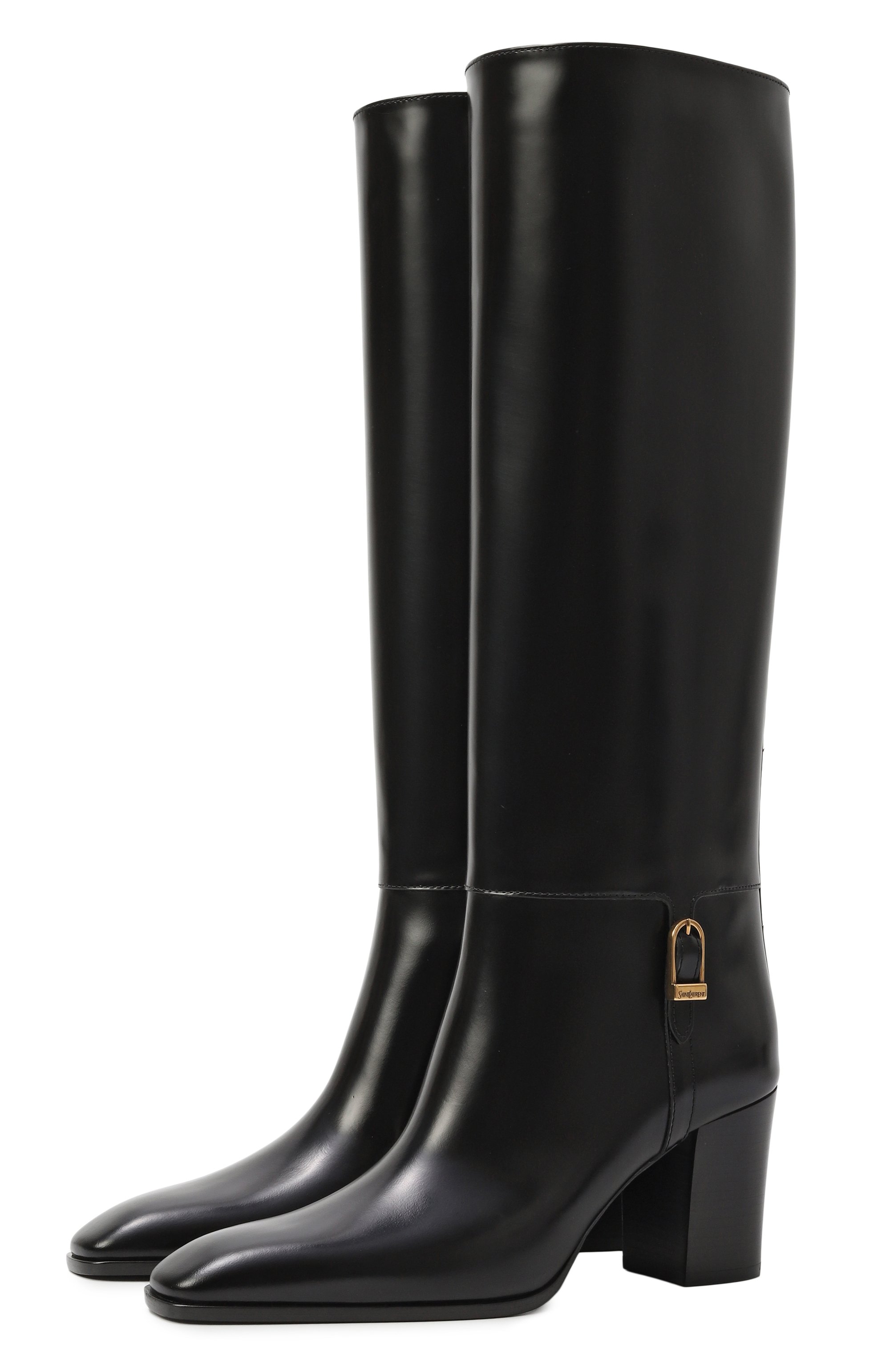 Кожаные сапоги julia 70 SAINT LAURENT, арт. 818207/AAEHR, фото 1