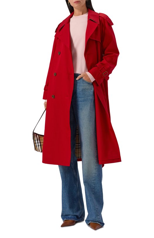 Кашемировый пуловер Burberry 8112124 Розовый  8112124 Фото 2
