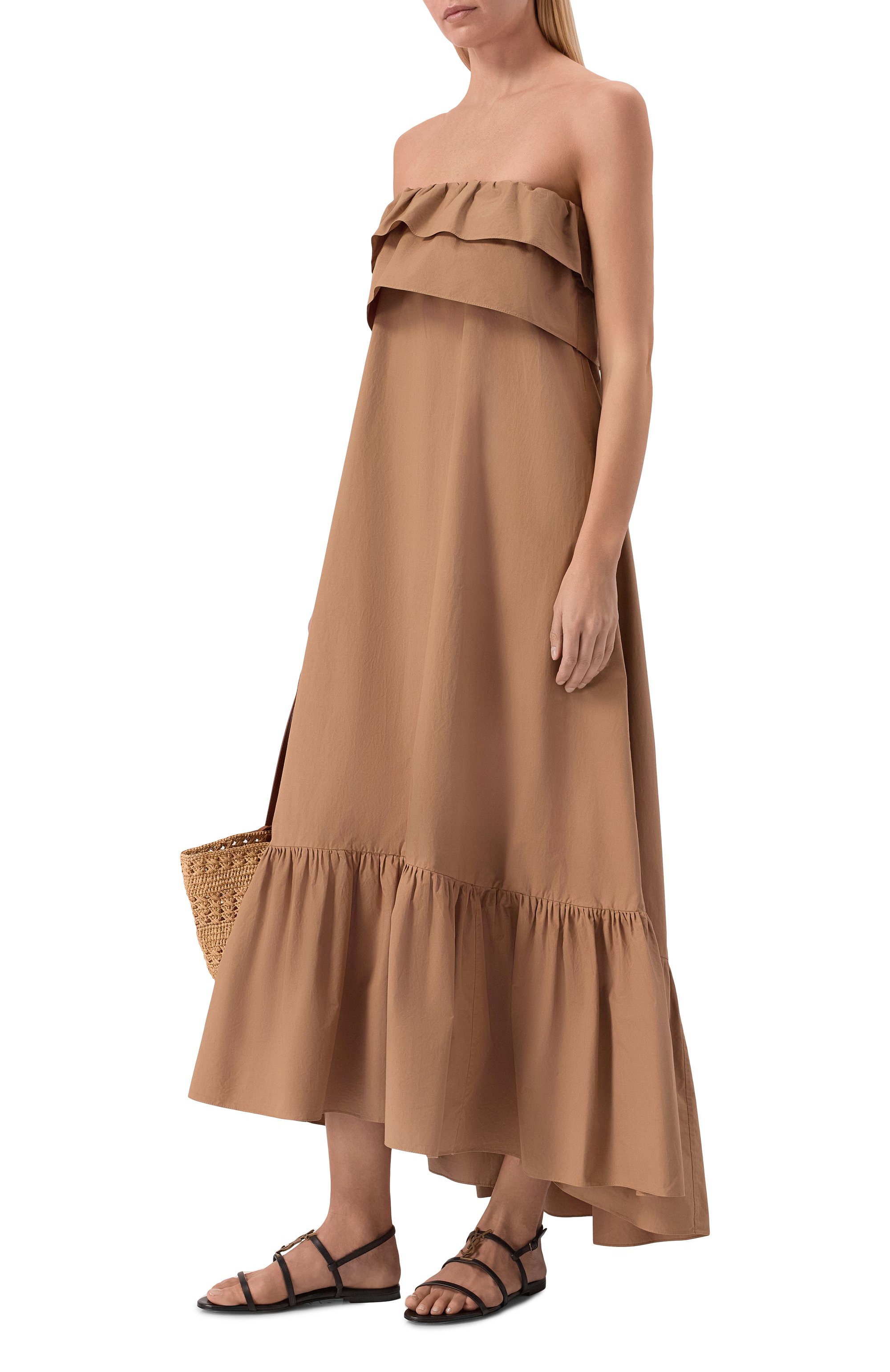 Кожаные сандалии new cassandra SAINT LAURENT, арт. 777348/BDATT, фото 3