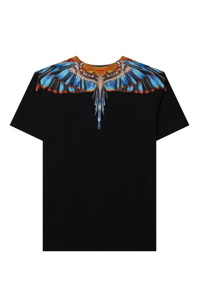 Хлопковая футболка MARCELO BURLON KIDS OF MILAN, арт. CBAA002F21JER009, фото 2
