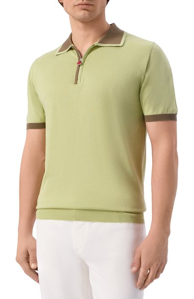 Хлопковое поло KITON, арт. UMK0571A, фото 3