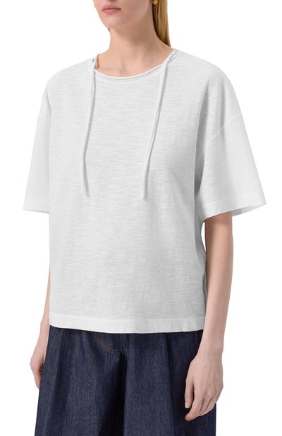 Футболка изо льна и хлопка GIORGIO ARMANI, арт. GW001201/AF15967, фото 3