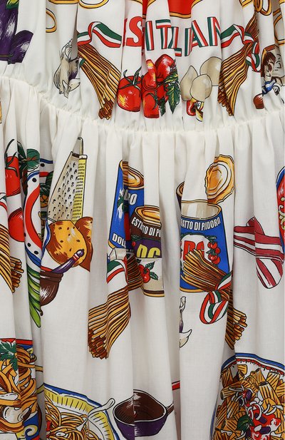 Хлопковое платье DOLCE & GABBANA, арт. L53DF7/G7E1N/2-6, фото 3