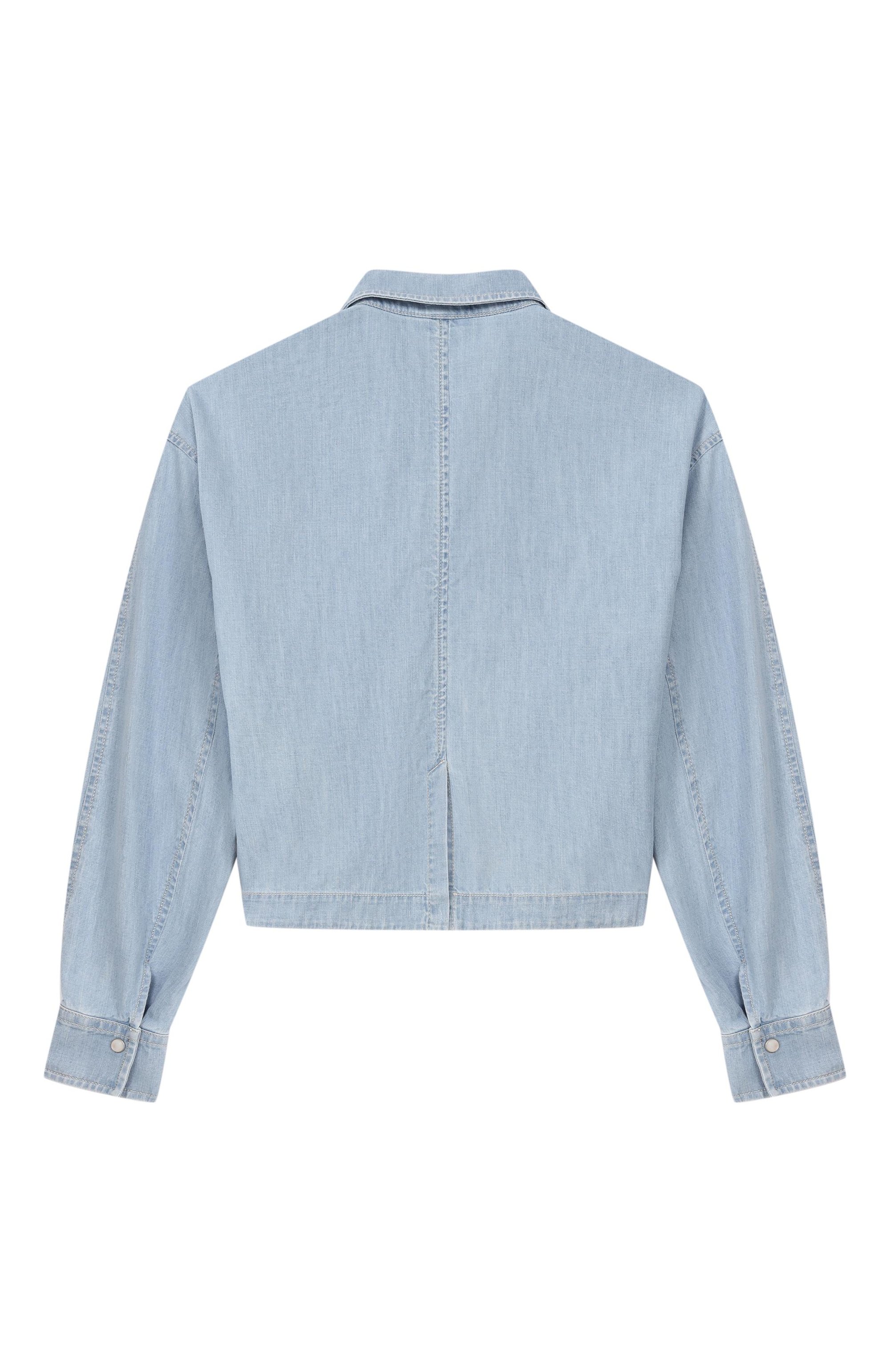 Джинсовая рубашка BRUNELLO CUCINELLI, арт. BH192C865B, фото 2