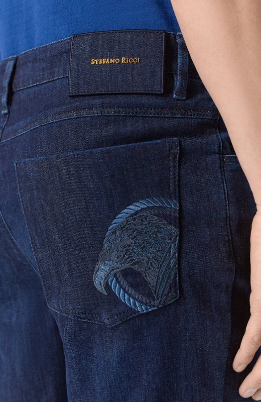 Джинсы Regular Stefano Ricci M8T61R1130/T5122 Синий  M8T61R1130/T5122 Фото 5