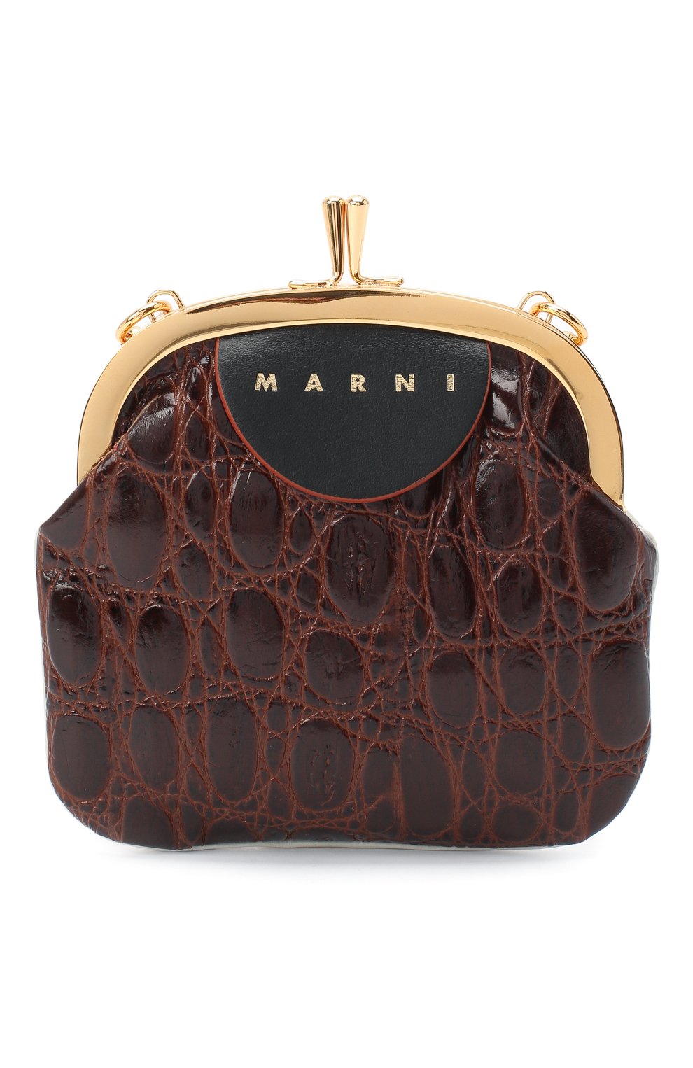 Сумка MARNI коричневого цвета по цене 51300 руб., арт. PFM00019Q5/P3578, фото 1 Сумка MARNI, арт. PFM00019Q5/P3578, фото 1