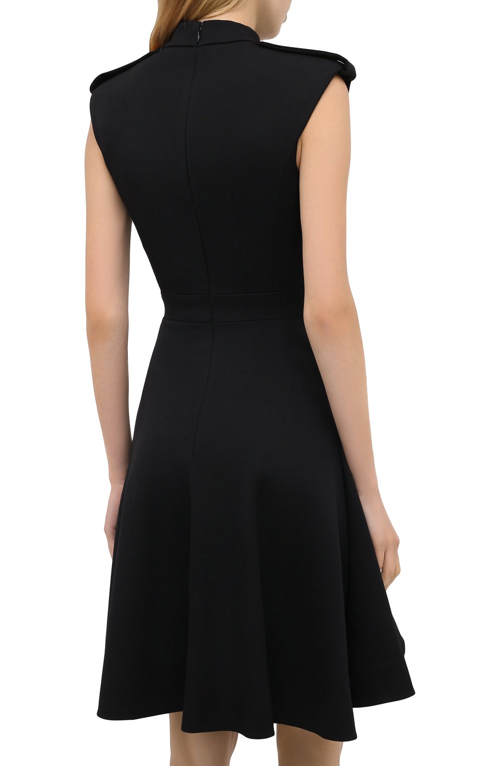 Шерстяное платье ALEXANDER MCQUEEN, арт. 628466/QJAAC, фото 4