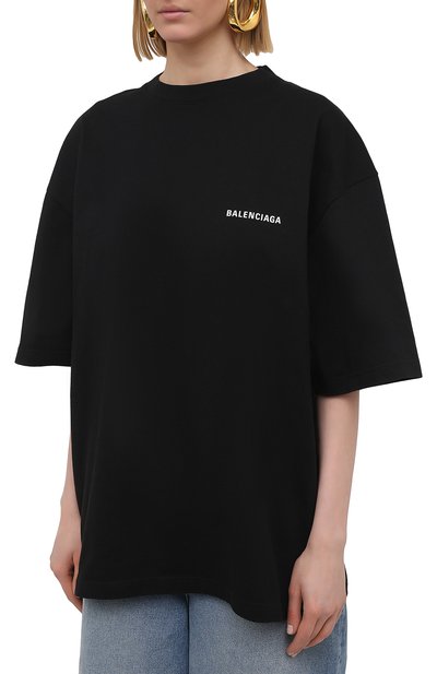 Хлопковая футболка BALENCIAGA, арт. 641532/TJVL4, фото 3
