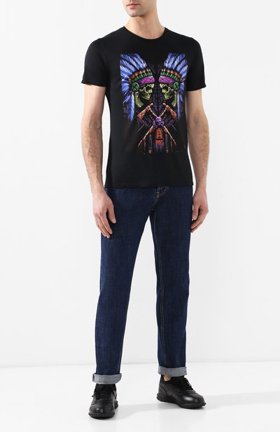 Хлопковая футболка BISIBIGLIO, арт. INDIAN TRIBU TES, фото 2