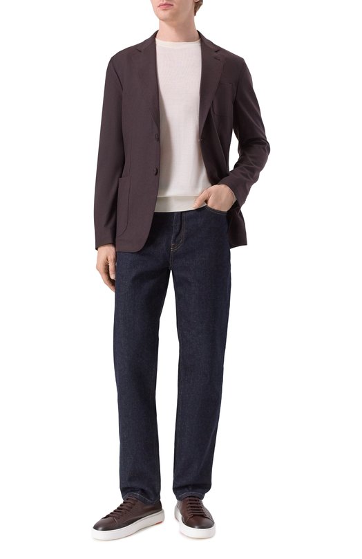 Кашемировый пиджак Giorgio Armani GM000248/TE10115 Коричневый  GM000248/TE10115 Фото 3