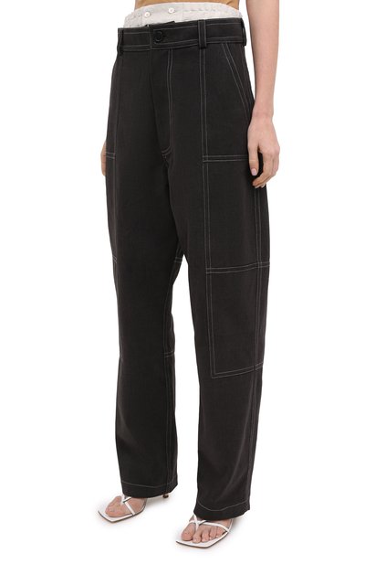 Хлопковые брюки JACQUEMUS, арт. 203PA08/150930, фото 3