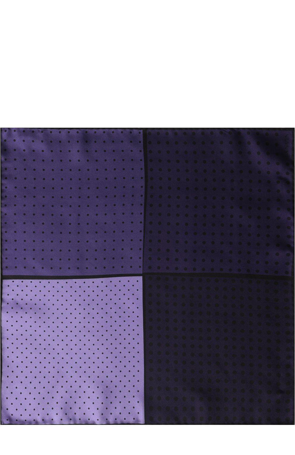 Шелковый платок с узором LANVIN фиолетового цвета по цене 7995 руб., арт. 2368/HANDKERCHIEF, фото 3 Шелковый платок с узором LANVIN, арт. 2368/HANDKERCHIEF, фото 3