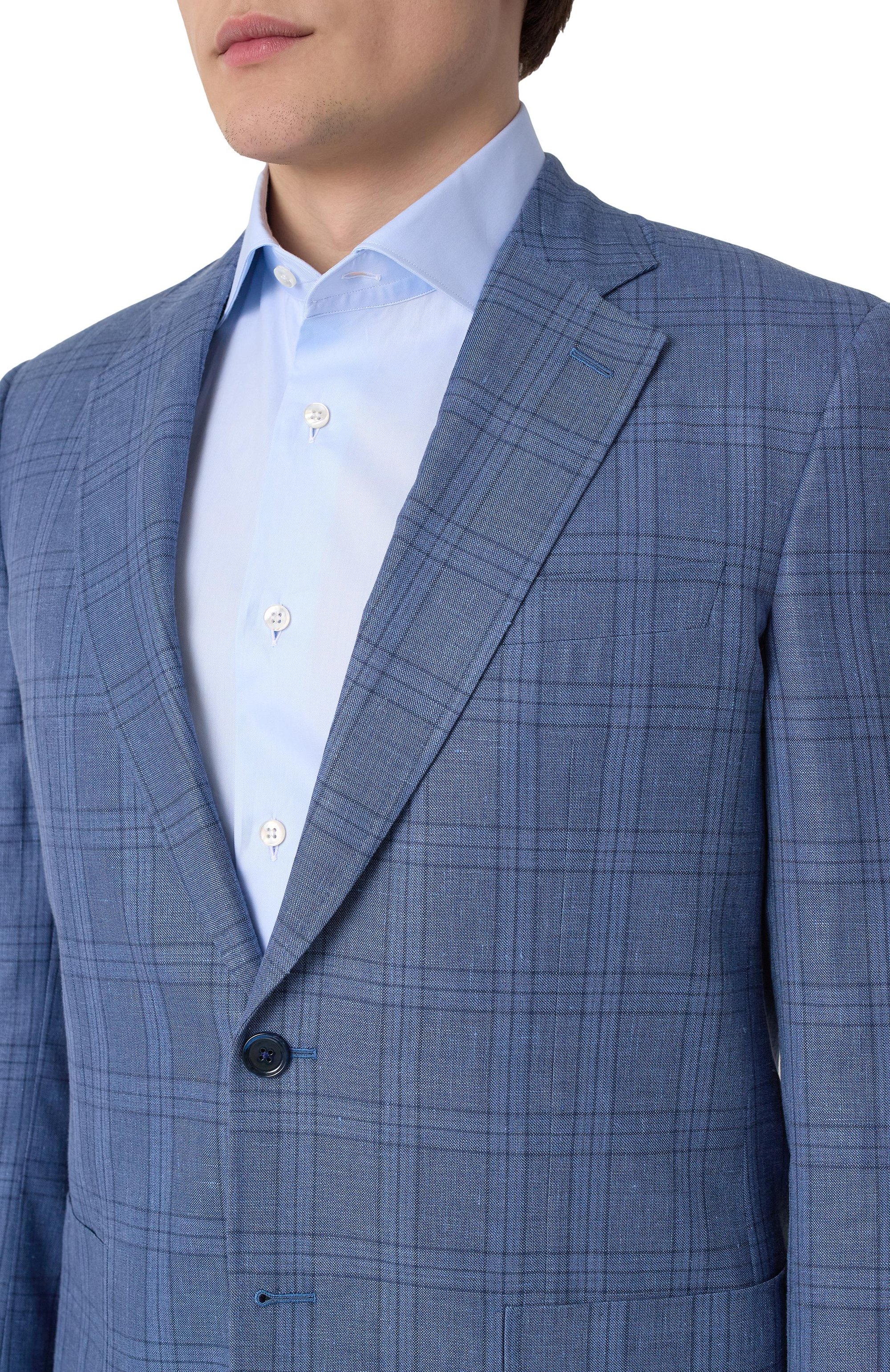 Костюм изо льна и шерсти STEFANO RICCI, арт. M1SF432202/B159HA/62, фото 8