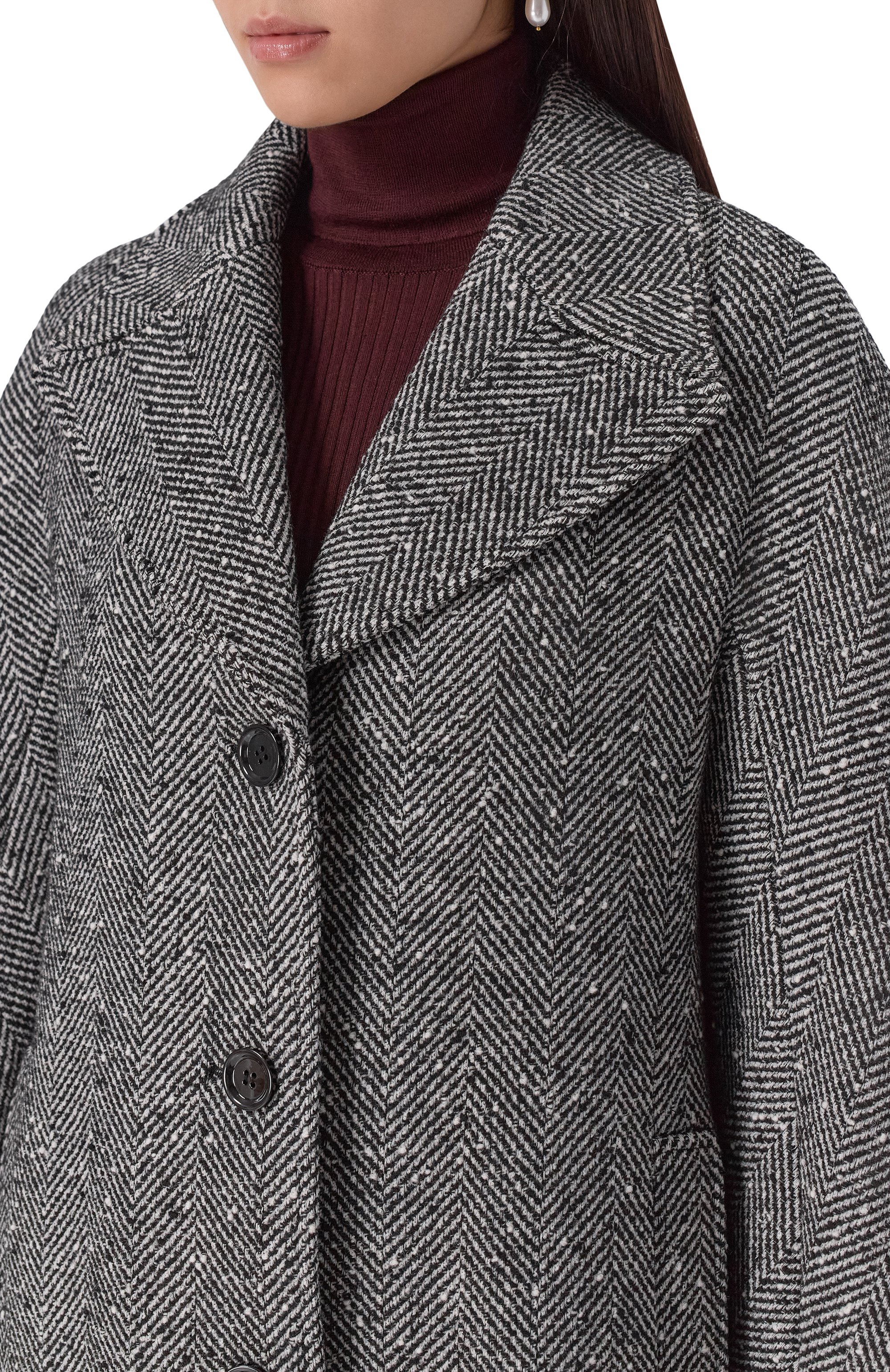 Шерстяное пальто DOLCE & GABBANA, арт. F0W4JT/FCZAJ, фото 5