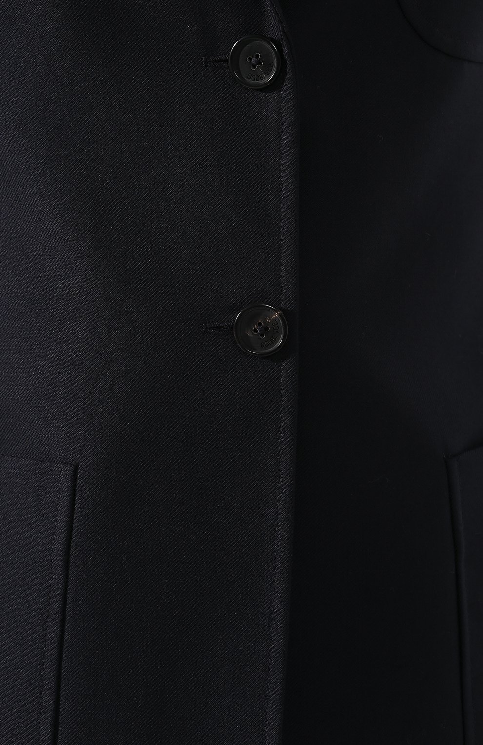Жакет с карманами GOLDEN GOOSE DELUXE BRAND темно-синего цвета по цене 98800 руб., арт. G34WP064.A1, фото 5 Жакет с карманами GOLDEN GOOSE DELUXE BRAND, арт. G34WP064.A1, фото 5