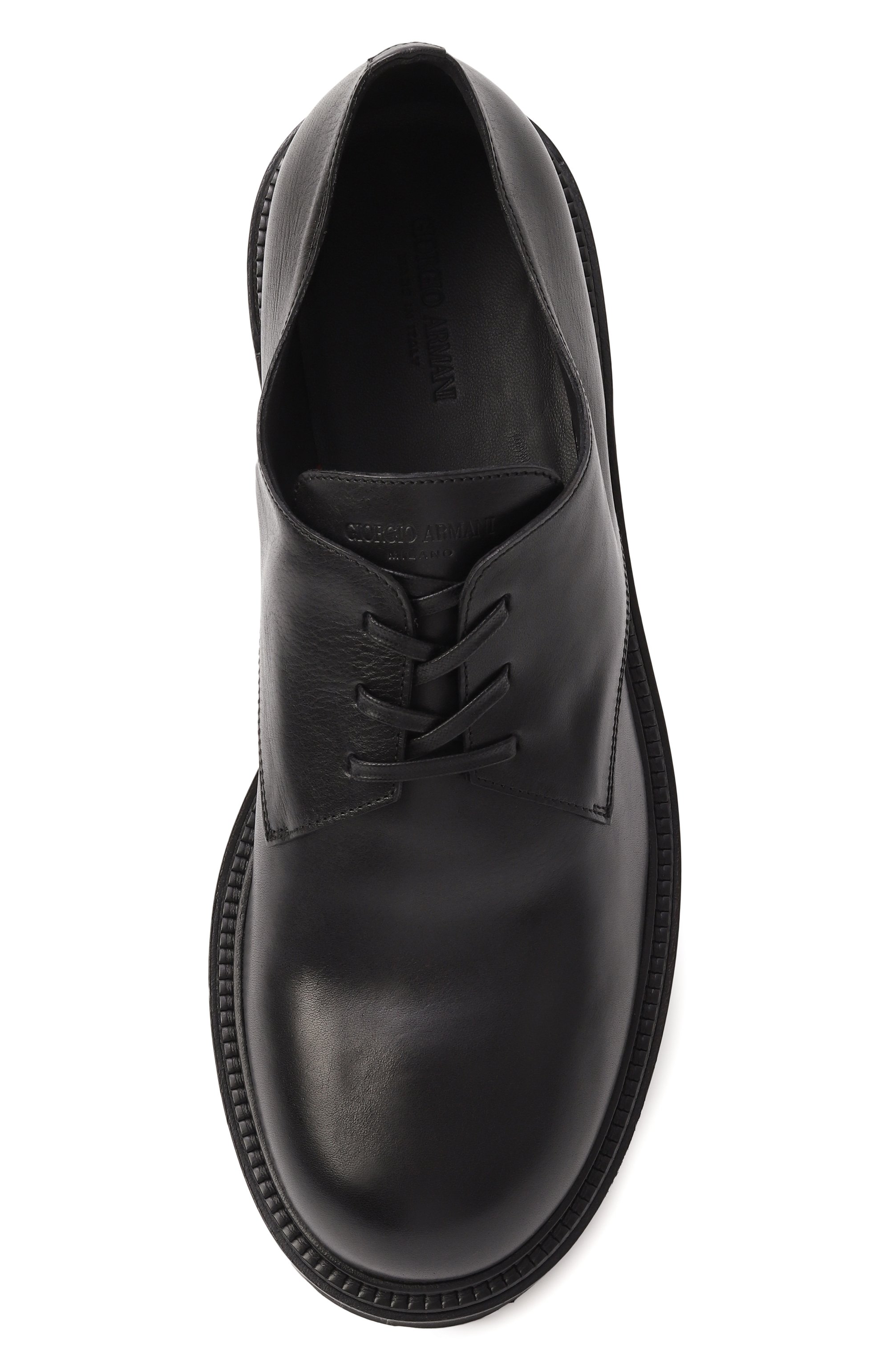 Кожаные дерби GIORGIO ARMANI, арт. GM002316/AF20410, фото 6