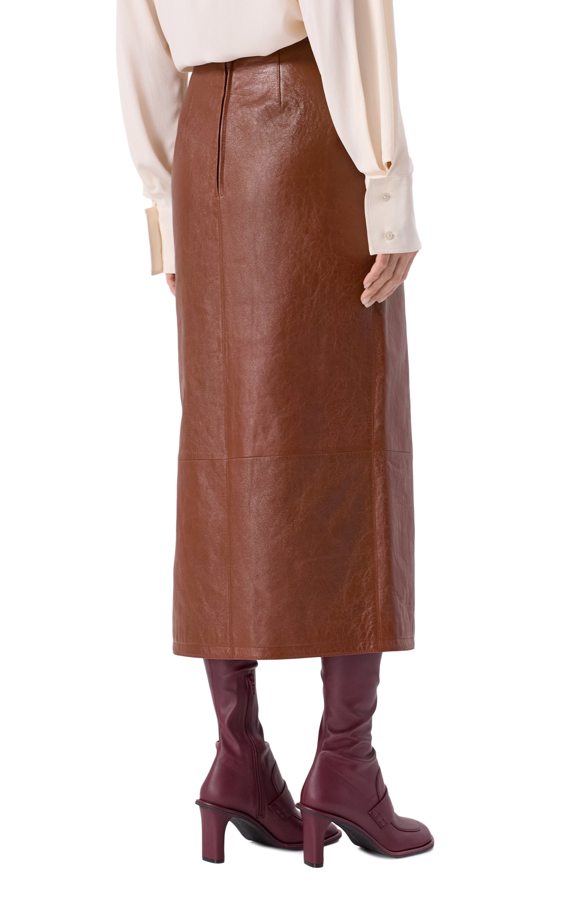 Кожаная юбка CHLOÉ, арт. CHC24WCJ01204, фото 4