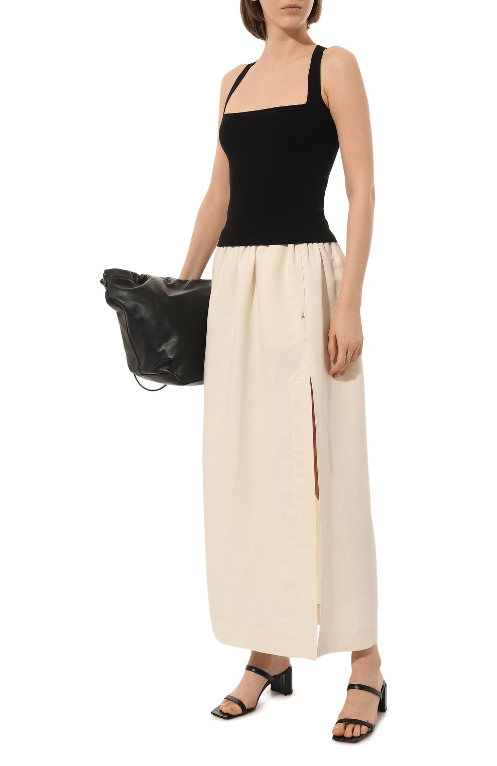 Юбка из вискозы и льна PATRIZIA PEPE, арт. 2G0905_A052, фото 2