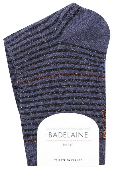 Женские носки с металлизированной нитью BADELAINE PARIS, арт. H0RIZ0N/55C019PA14VI8PL4EA