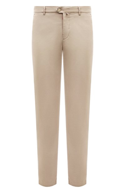 Мужские брюки из хлопка и шелка KITON, арт. UFPPEK0606D