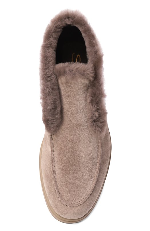 Замшевые ботинки Yalta Santoni WUYG58457TTGAPFR Бежевый  WUYG58457TTGAPFR Фото 6