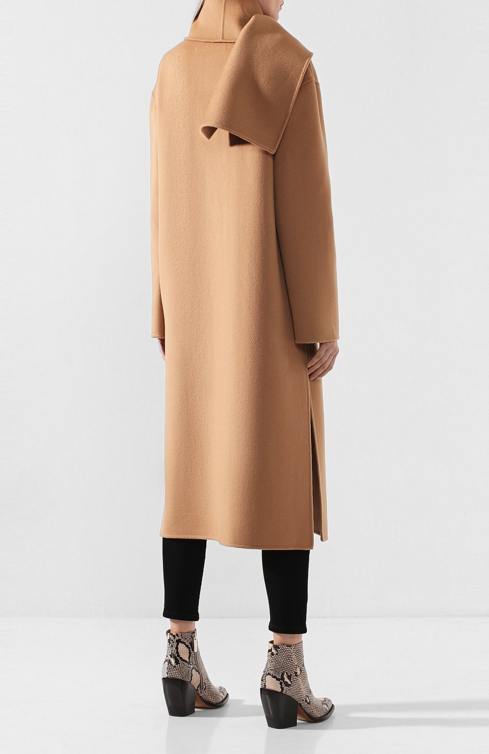 Шерстяное пальто ERMANNO ERMANNO SCERVINO бежевого цвета по цене 85000 руб., арт. 45T CP02 VIN, фото 4 Шерстяное пальто ERMANNO ERMANNO SCERVINO, арт. 45T CP02 VIN, фото 4