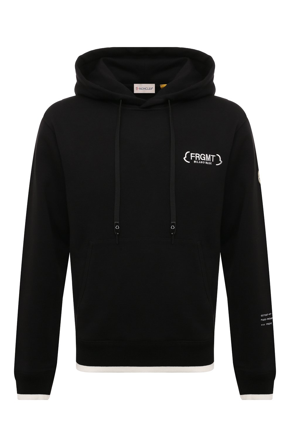 Хлопковое худи moncler genius x fragment frgmt MONCLER GENIUS, арт. 8G000-02-M2372, фото 1